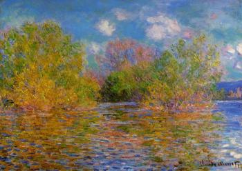 Claude Oscar Monet : The Seine near Giverny II